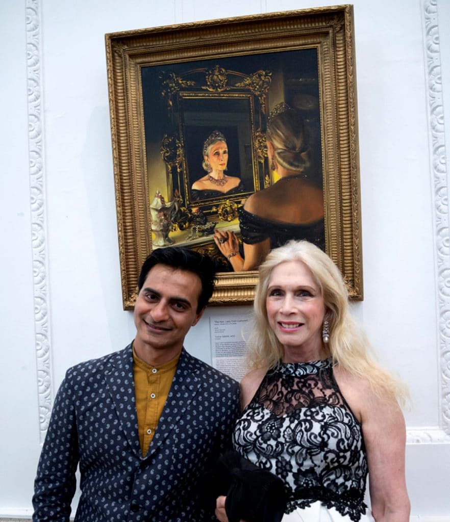 Lady Colin Campbell talks about her portrait in Castle Goring!