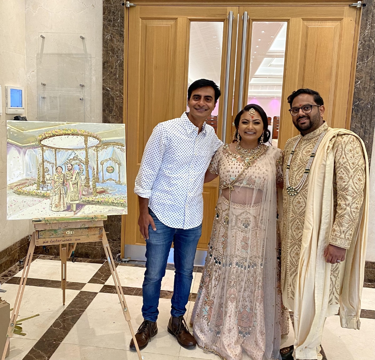 hetal-vimal-wedding-unveiling
