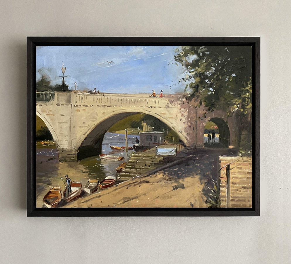 morning-sun-on-richmond-bridge-framed_tushar-sabale