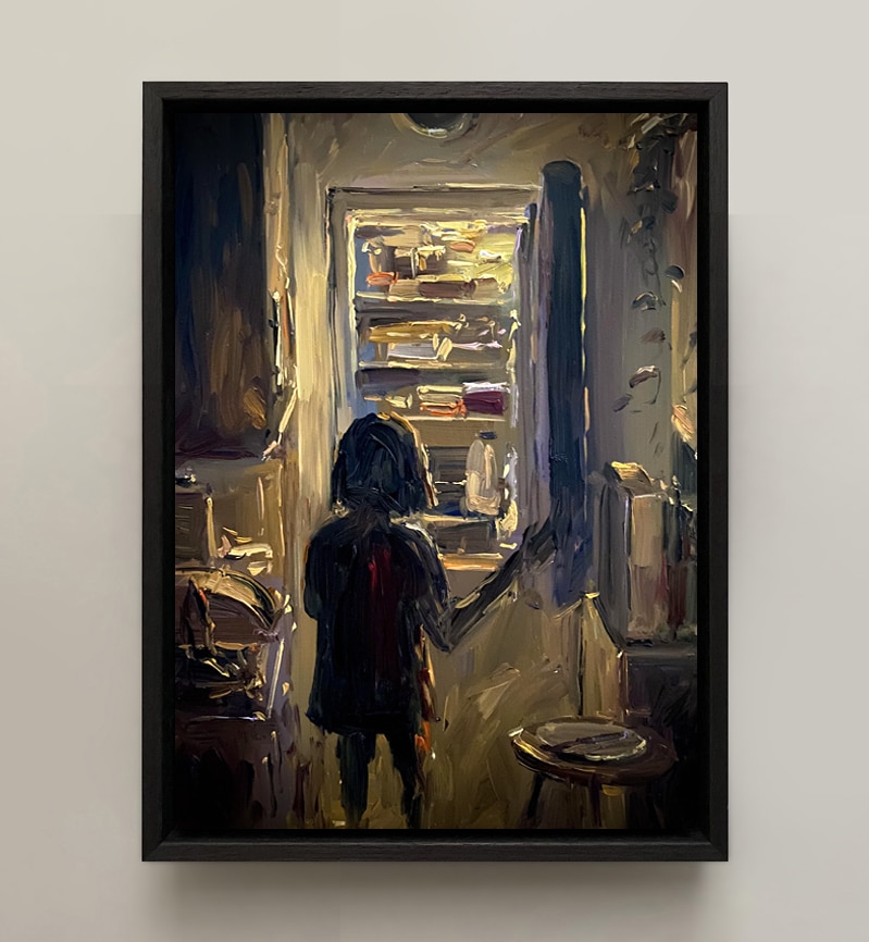 Oil on board, 9” x 12”, 2022