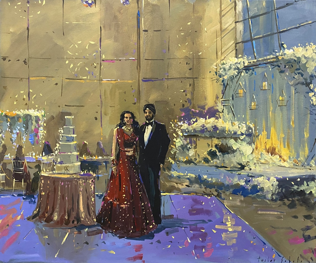 Harpreet Live Wedding Painting