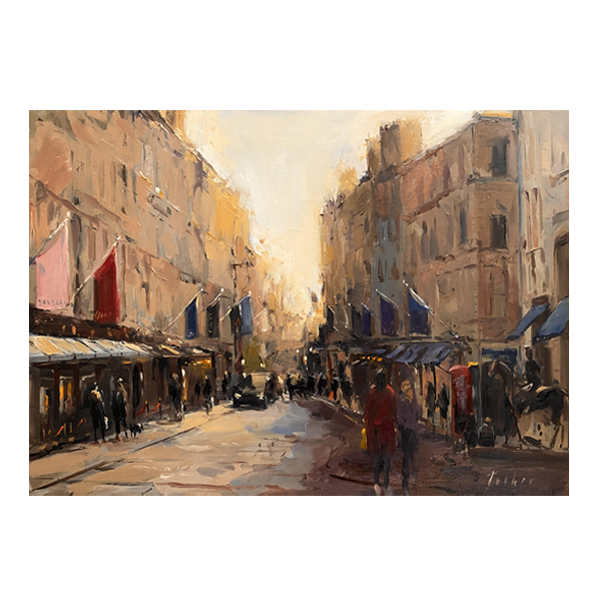 30cm x 42cm, Oil on Board, 2022