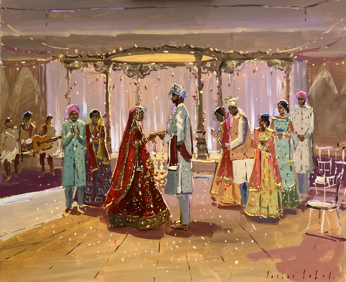 karishma-and-asheesh-live-wedding-paintings_oshwal-centre-1_tushar-sabale