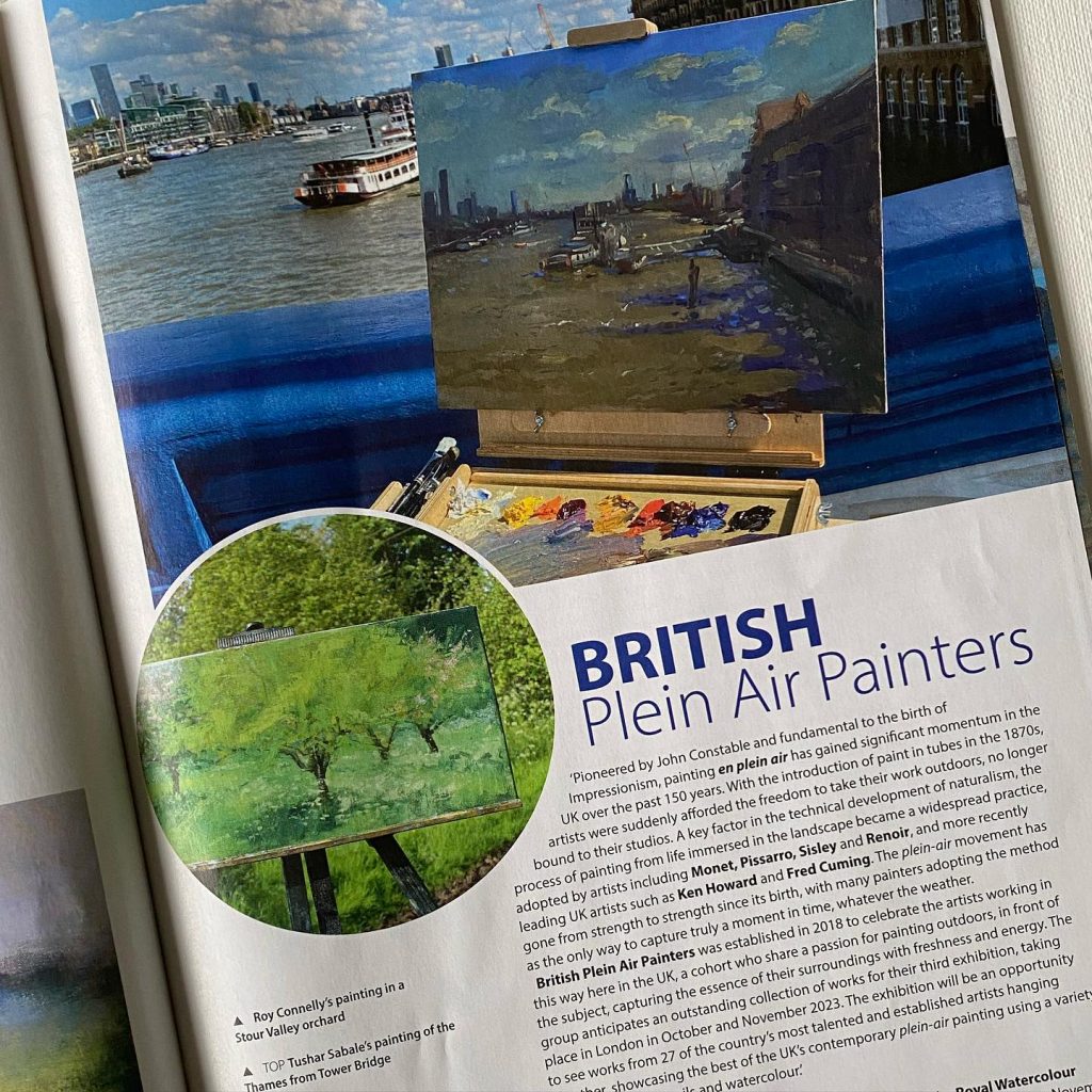 Featured article in Artist Magazine: Brit Plein Air painters